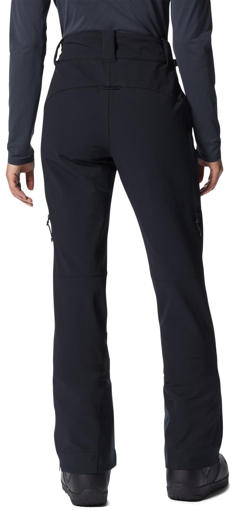 Reduxion Softshell Pants, Reg - Womens - Black 4