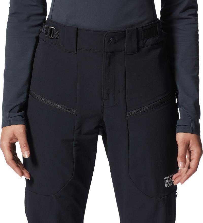 Reduxion Softshell Pants, Reg - Womens - Black 5