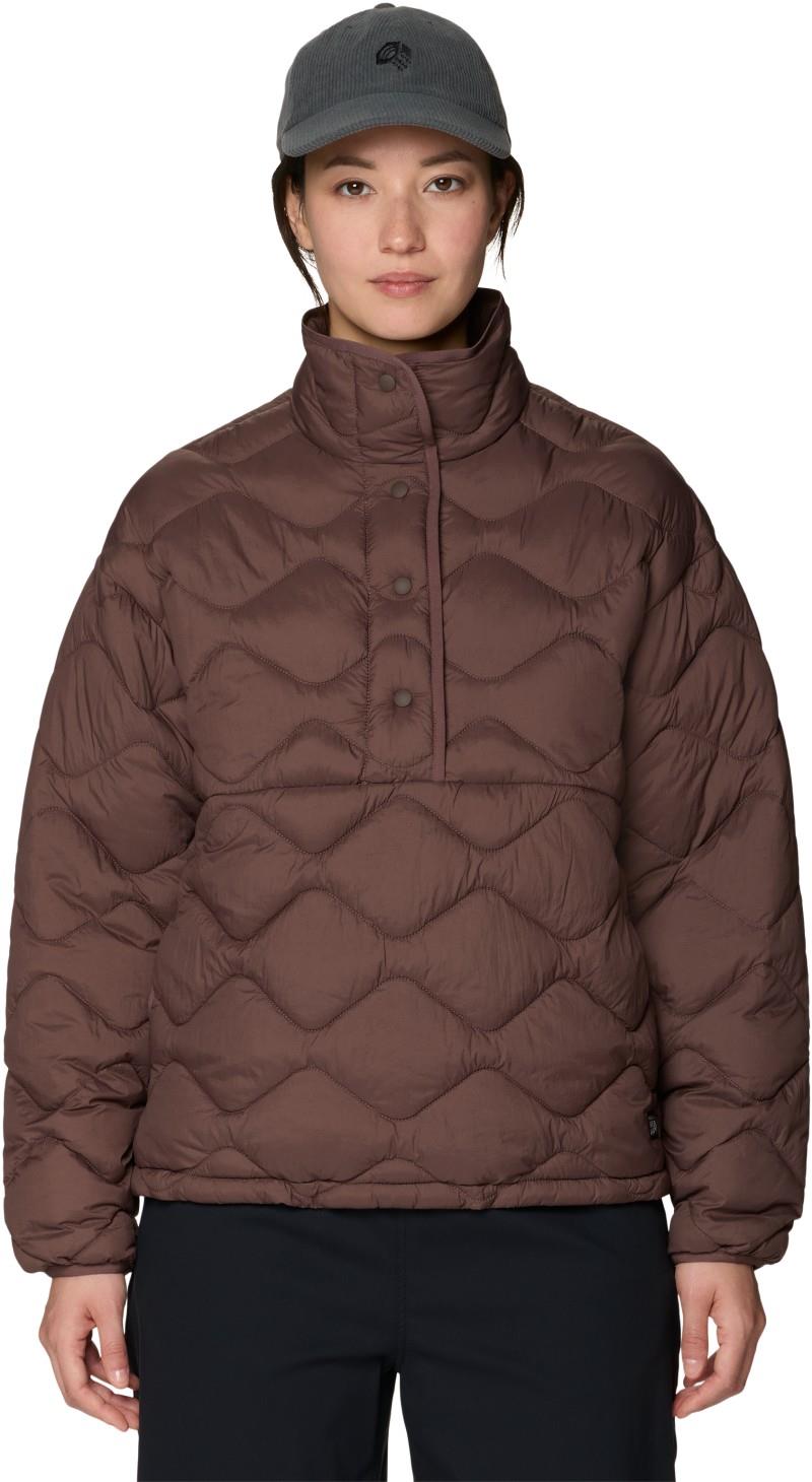 Seek Out Snap Neck Pullover - Womens - carob 1