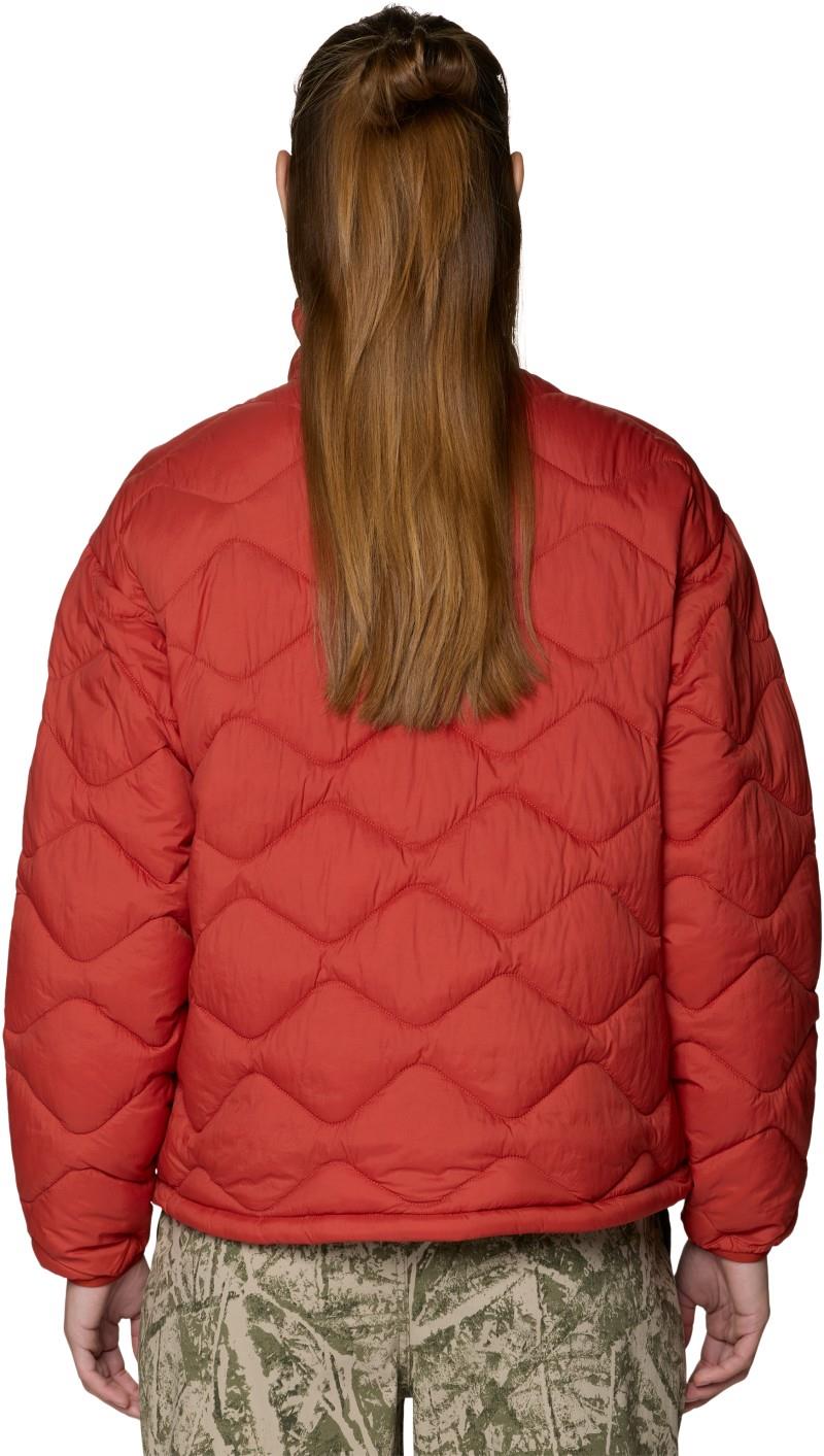 Seek Out Snap Neck Pullover - Womens - mars red 1