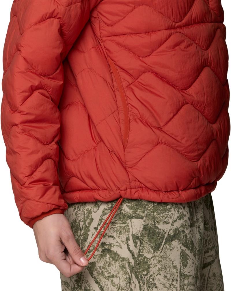 Seek Out Snap Neck Pullover - Womens - mars red 1