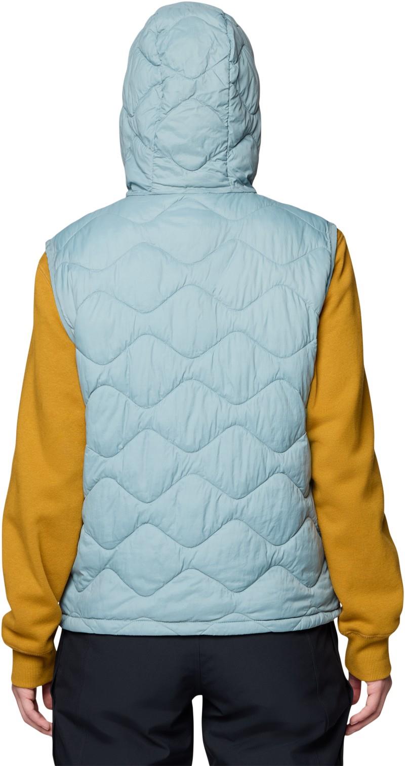 Seek Out Snap Neck Vest - Womens - blue sage 1