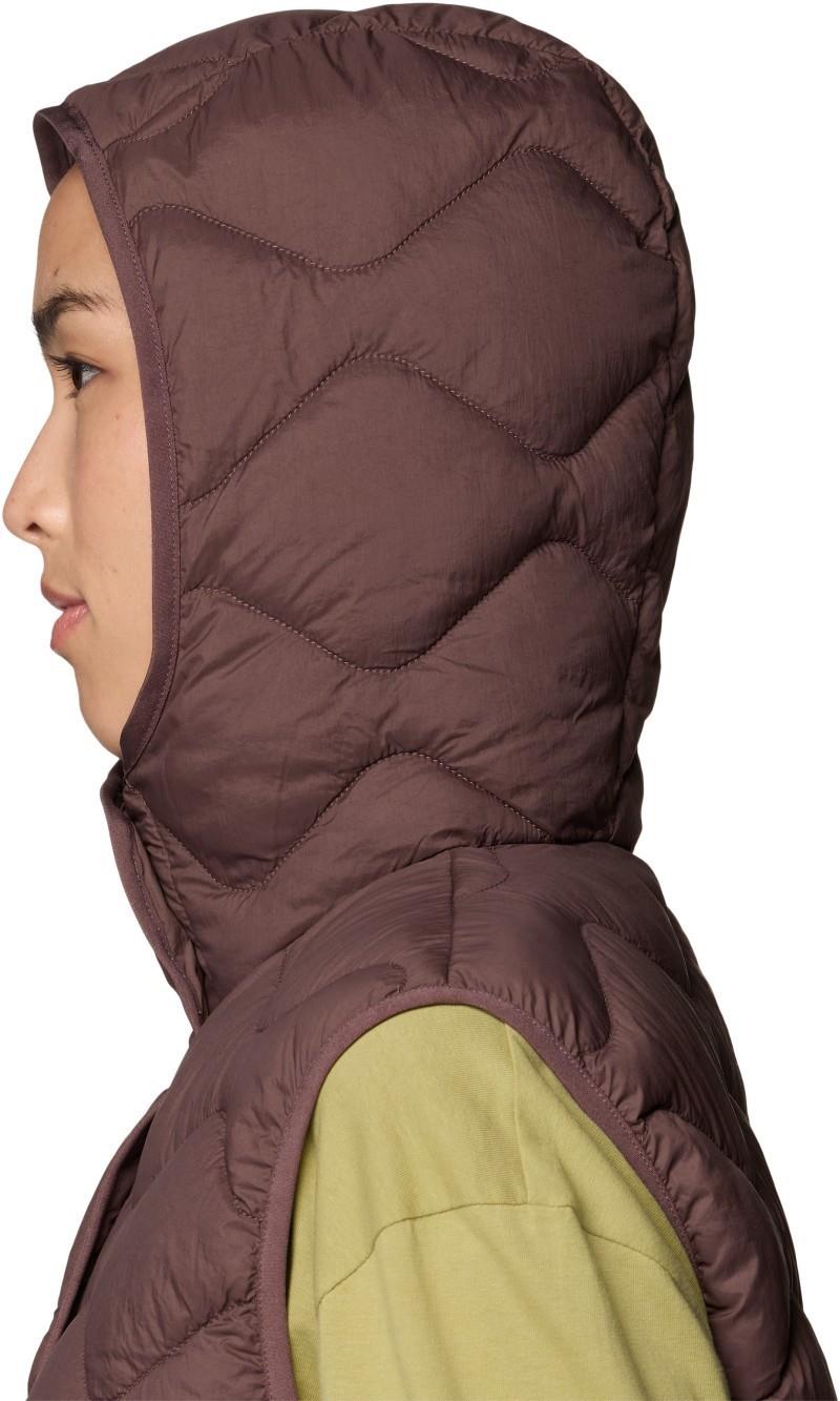 Seek Out Snap Neck Vest - Womens - carob 1