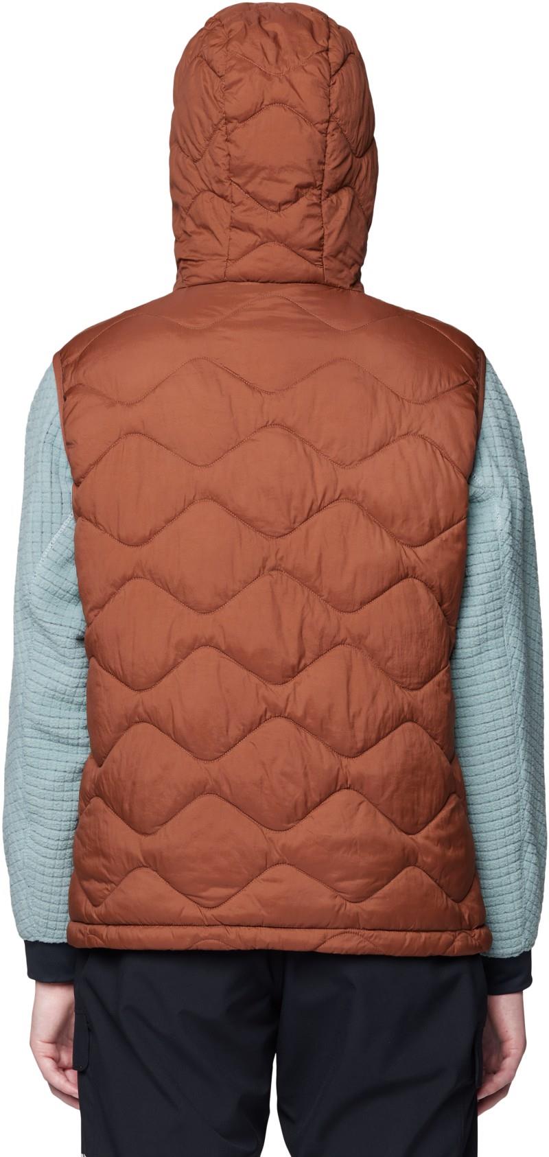 Seek Out Snap Neck Vest - Womens - cocoa brown 1