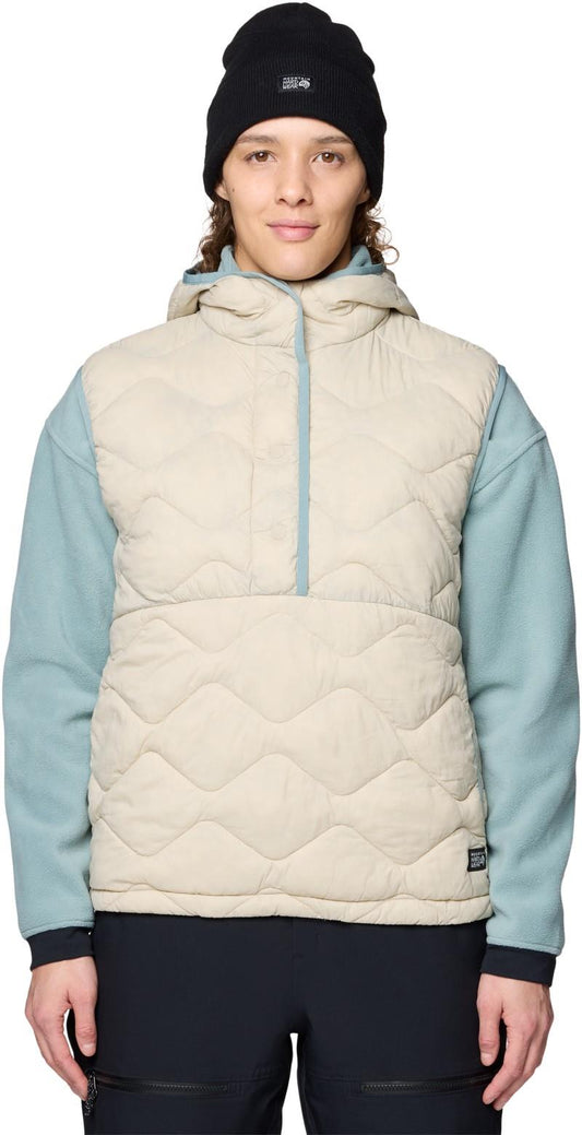 Seek Out Snap Neck Vest - Womens - fossil 1