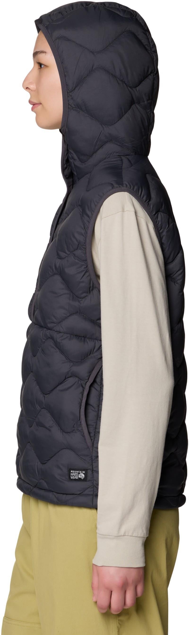 Seek Out Snap Neck Vest - Womens - shark 1