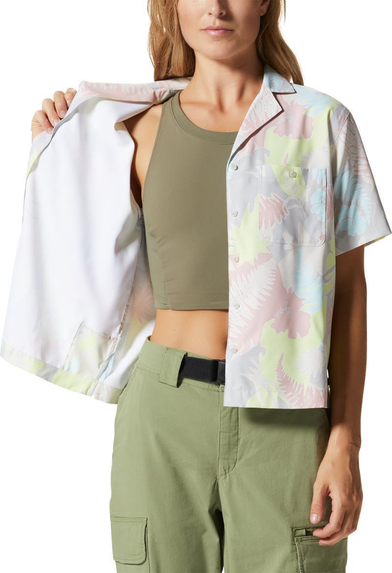 Shade Lite SS Shirt - Womens - pale rose flora print 1