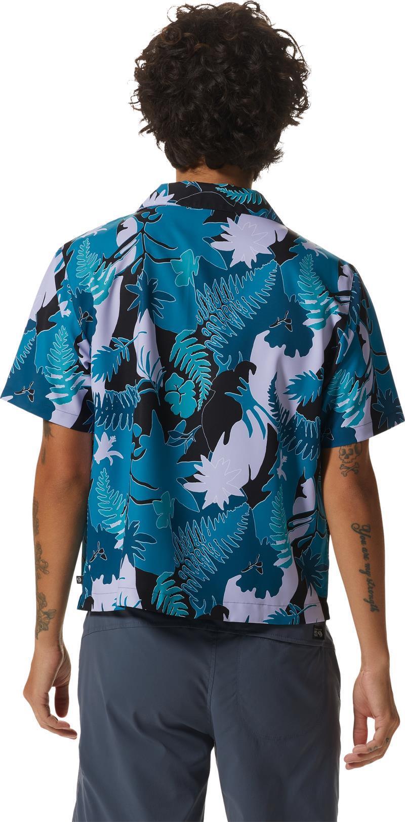 Shade Lite SS Shirt - Womens - vinca flora print 1