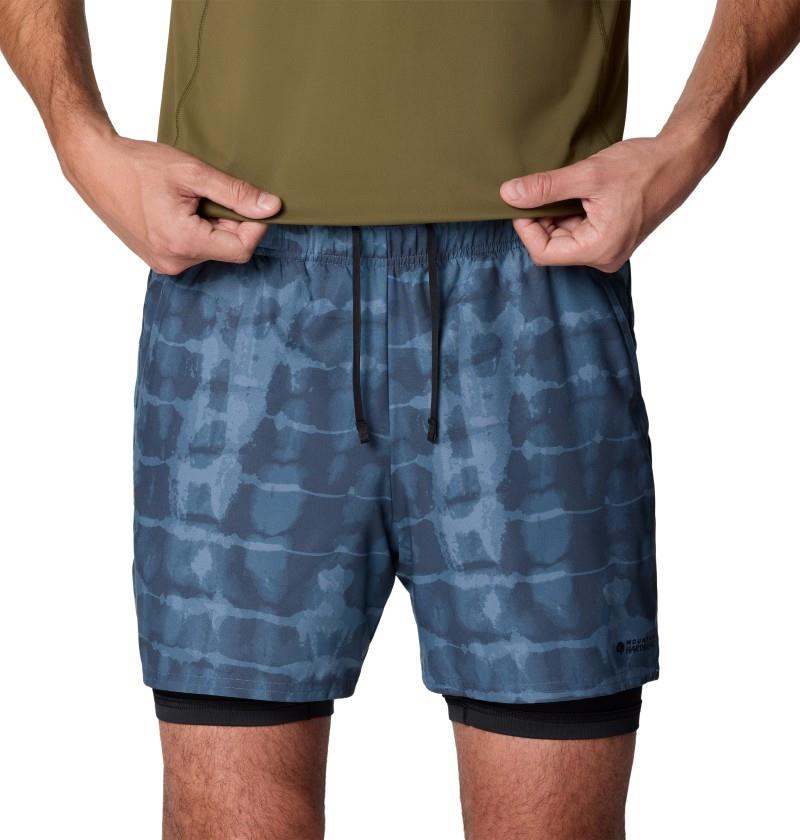 Shade Lite Shorts, 5" Inseam - Mens - adriatic blue prismatic print 1