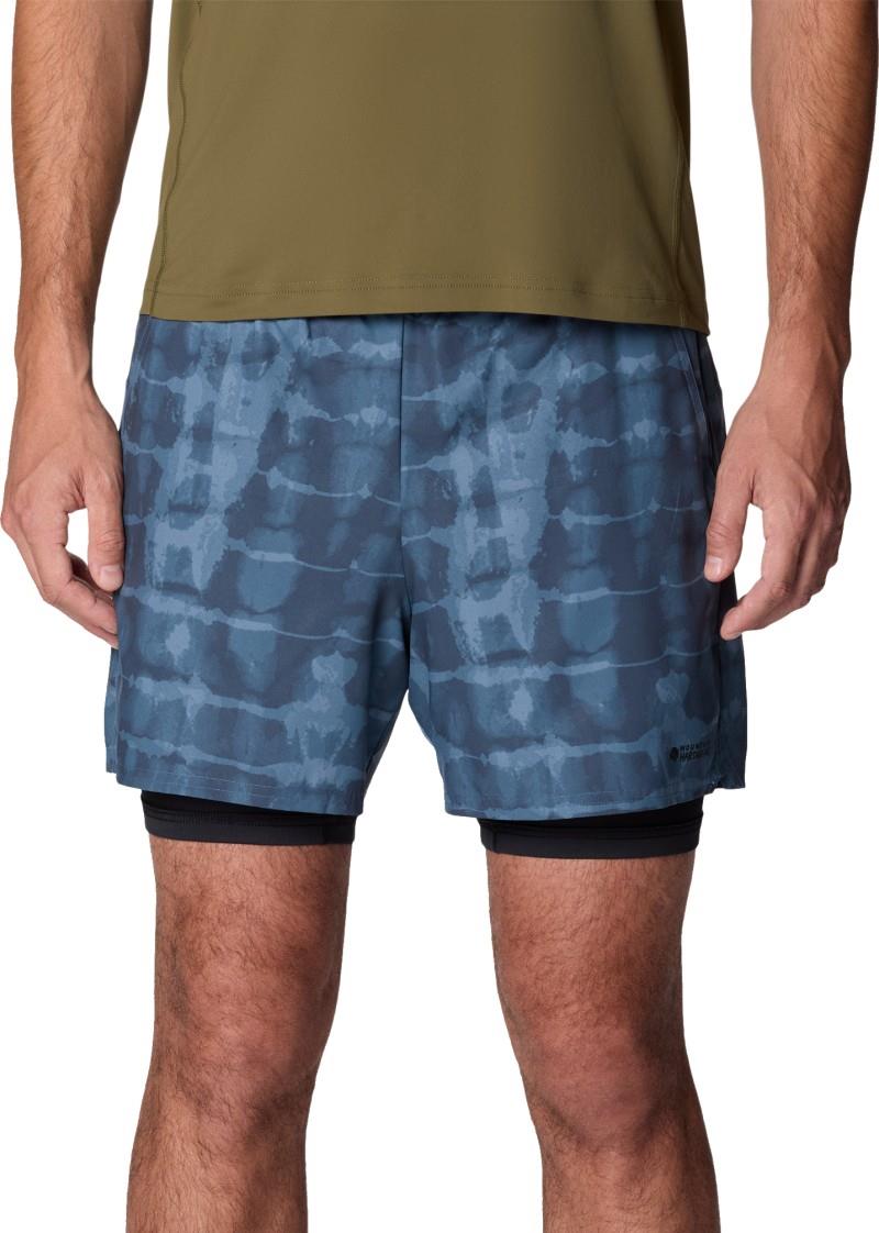 Shade Lite Shorts, 7" Inseam - Mens - adriatic blue prismatic print 1
