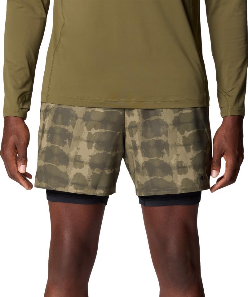 Shade Lite Shorts, 7" Inseam - Mens - combat green prismatic print 1