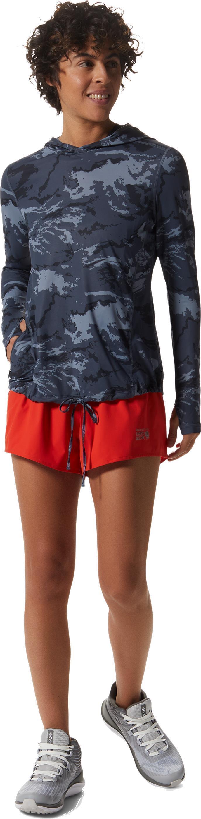 Shade Lite Shorts, Long - Womens - Summit Red 5