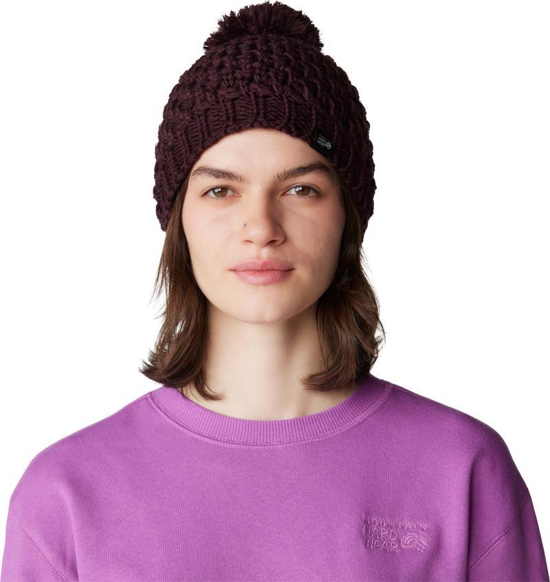 Snow Capped Beanie - Blackberry 2