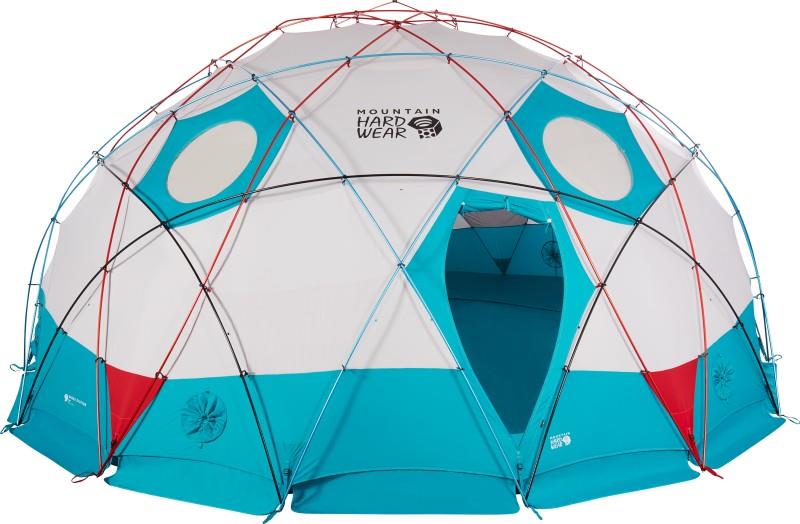 Space Station Dome, 8+ Person Tent - alpine red 1
