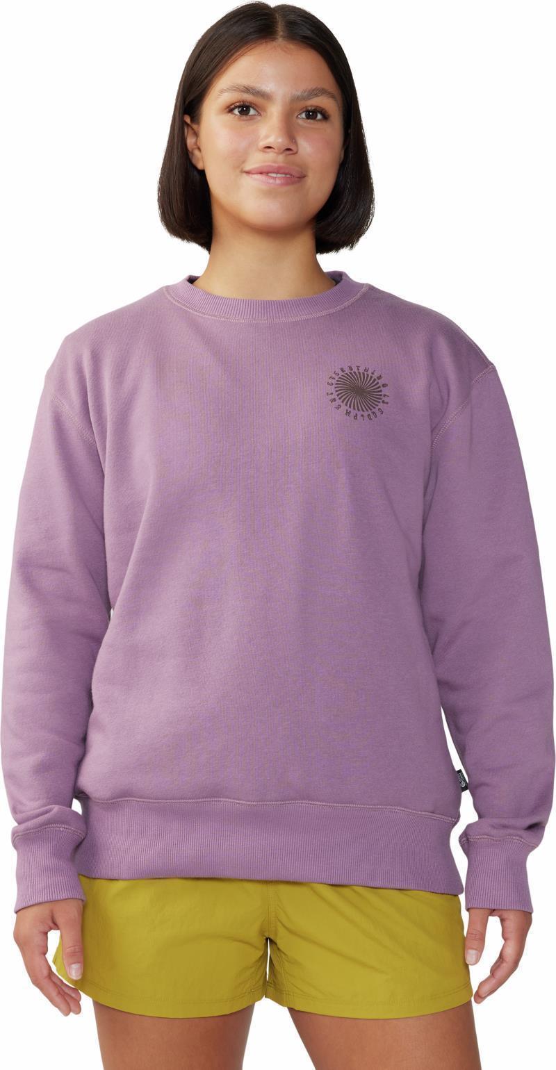 Spiral Pullover Crew - Womens - Dark Daze 1