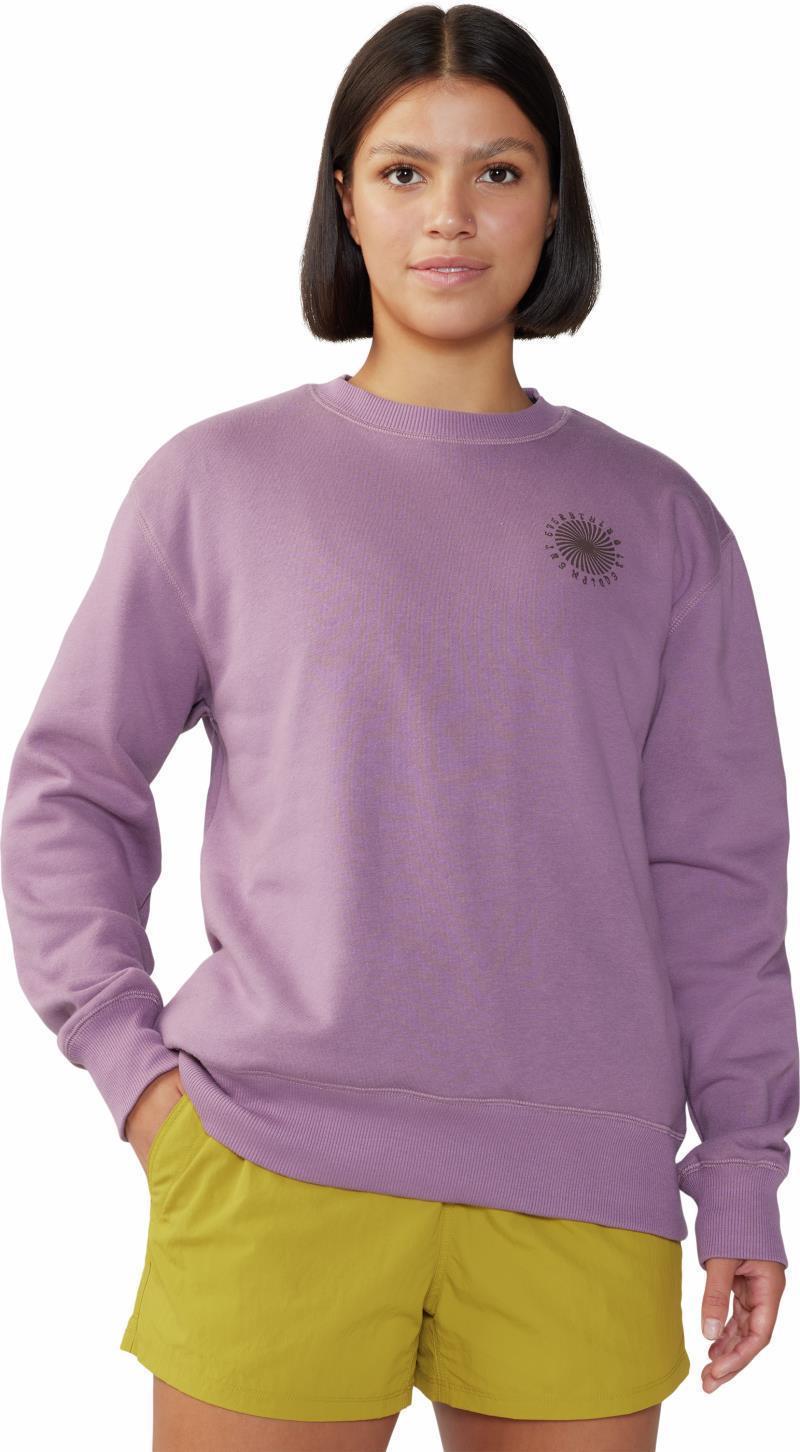 Spiral Pullover Crew - Womens - Dark Daze 3