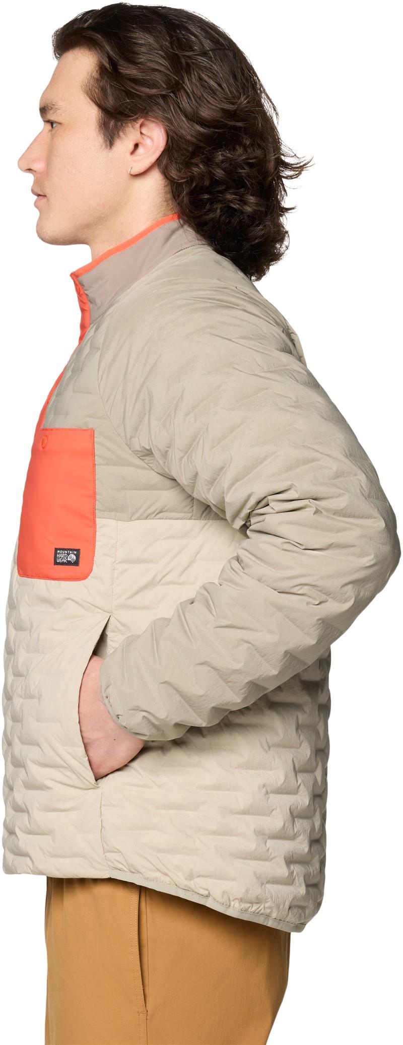 StretchDown Light Snap Neck - Mens - badlands / dunes / aspect 1