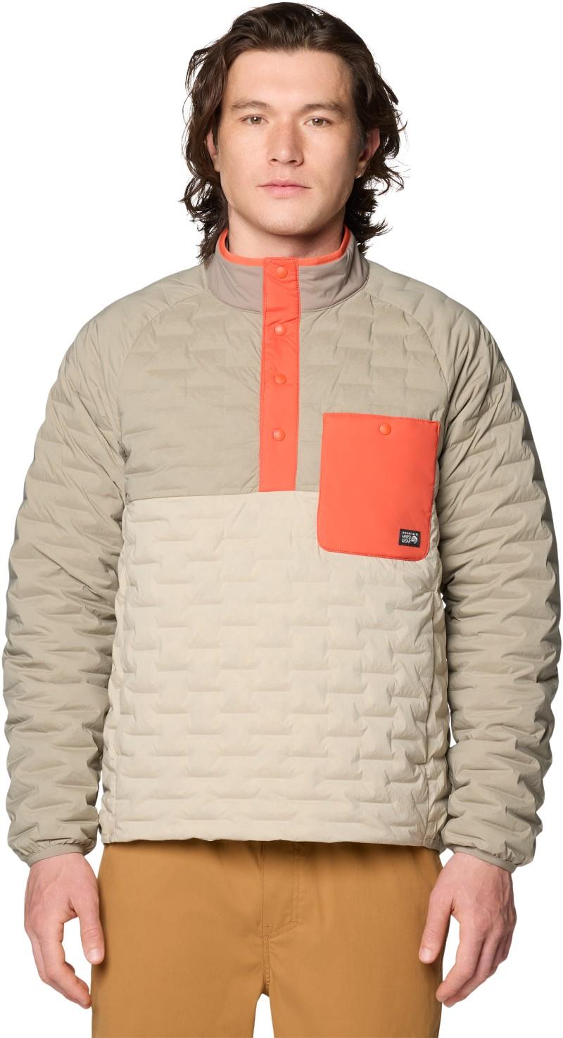 StretchDown Light Snap Neck - Mens - badlands / dunes / aspect 1