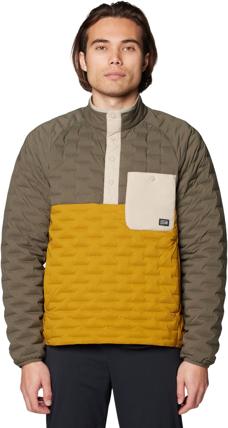 StretchDown Light Snap Neck - Mens - olive gold / ridgeline / badlands 1