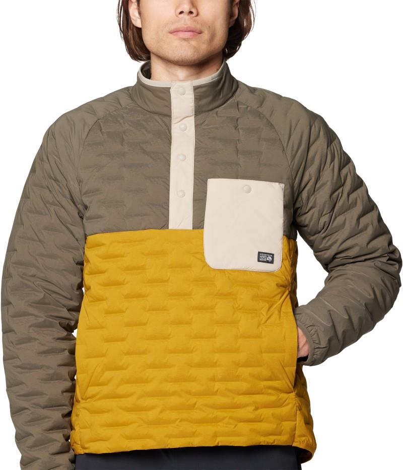 StretchDown Light Snap Neck - Mens - olive gold / ridgeline / badlands 1