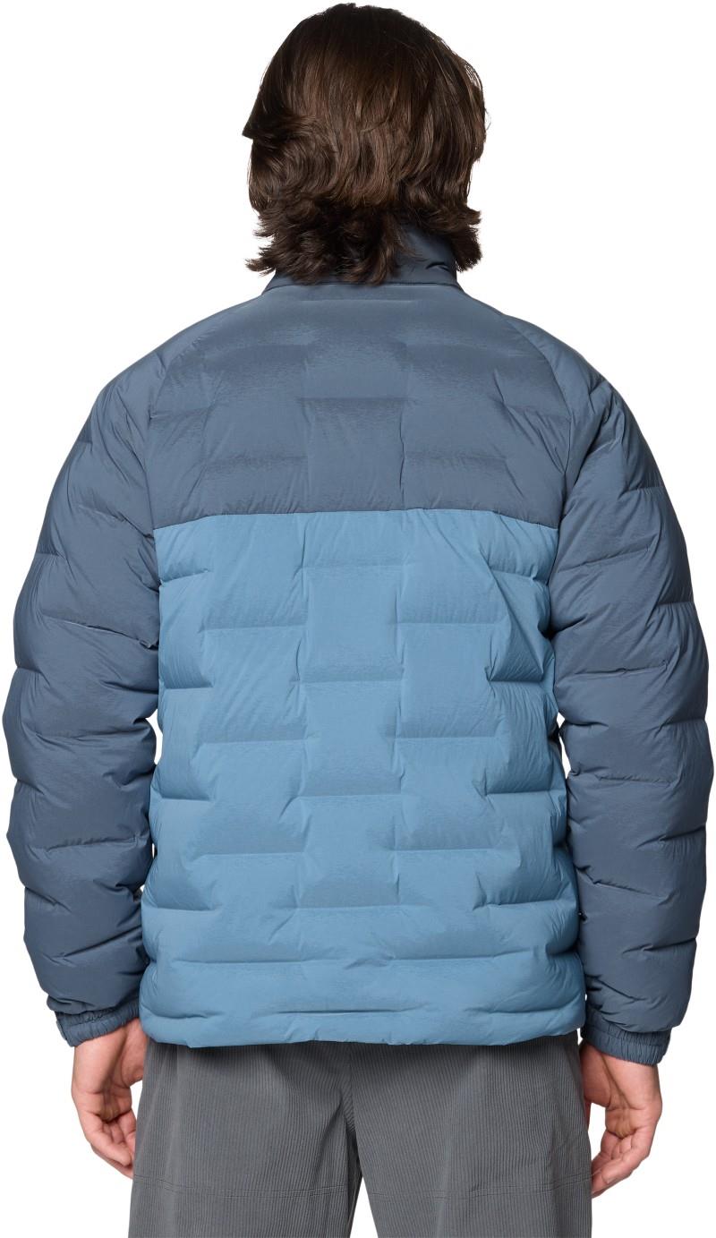 StretchDown Big Baffle Jacket - Mens - adriatic blue / moon blue 1