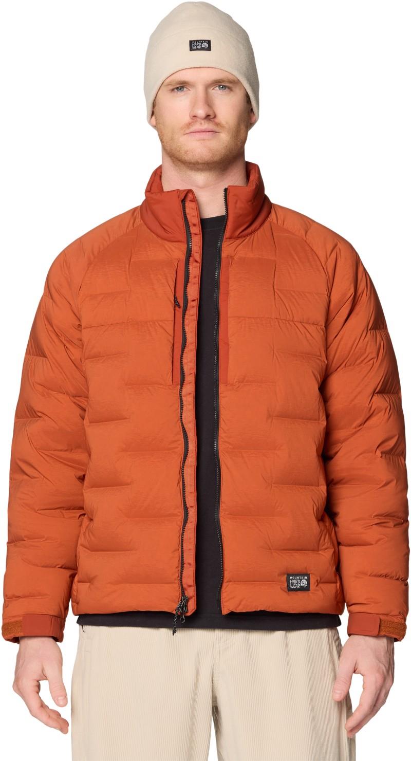 StretchDown Big Baffle Jacket - Mens - dark copper 1