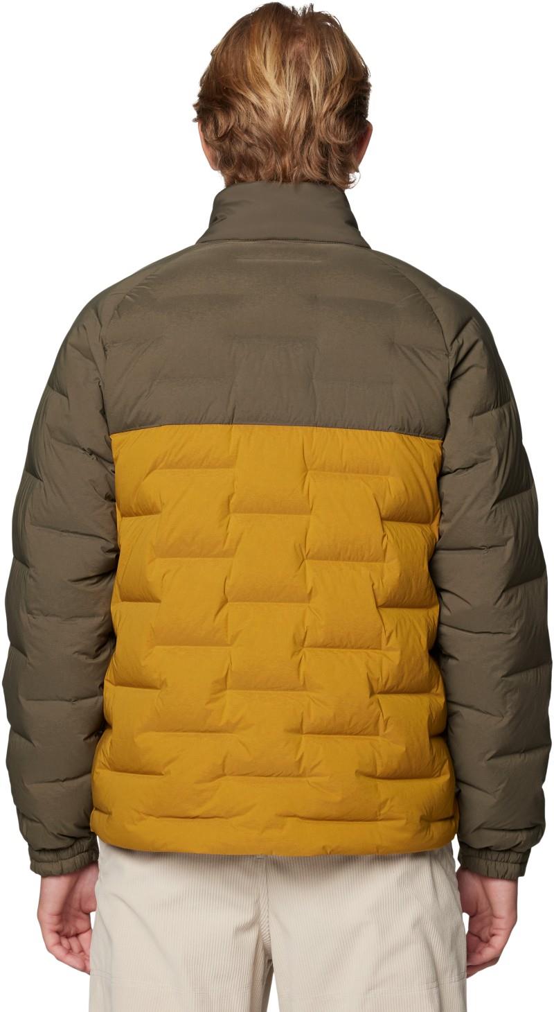 StretchDown Big Baffle Jacket - Mens - olive gold / ridgeline 1