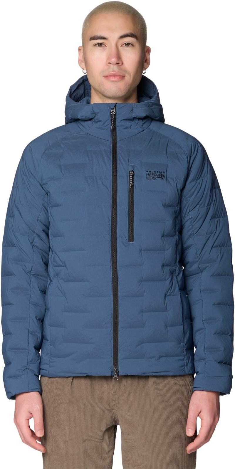StretchDown Hooded Jacket - Mens - astral blue 1