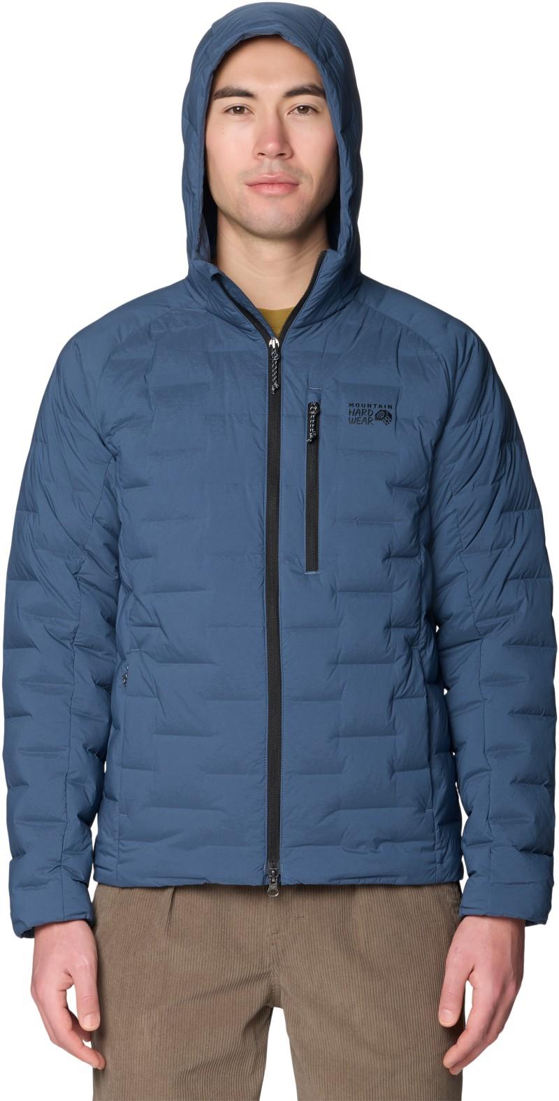 StretchDown Hooded Jacket - Mens - astral blue 1
