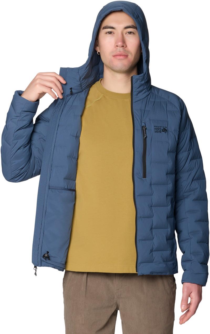 StretchDown Hooded Jacket - Mens - astral blue 1