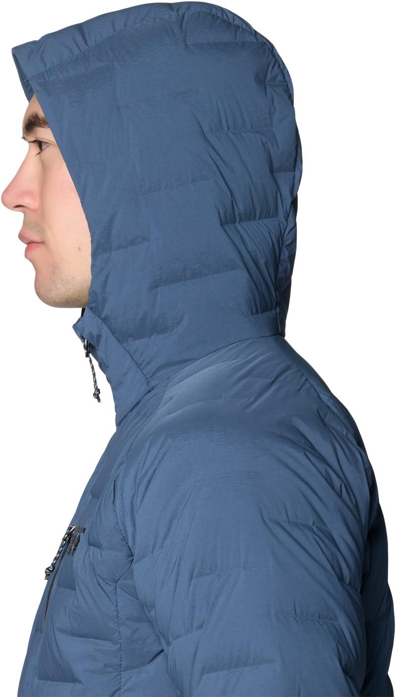 StretchDown Hooded Jacket - Mens - astral blue 1