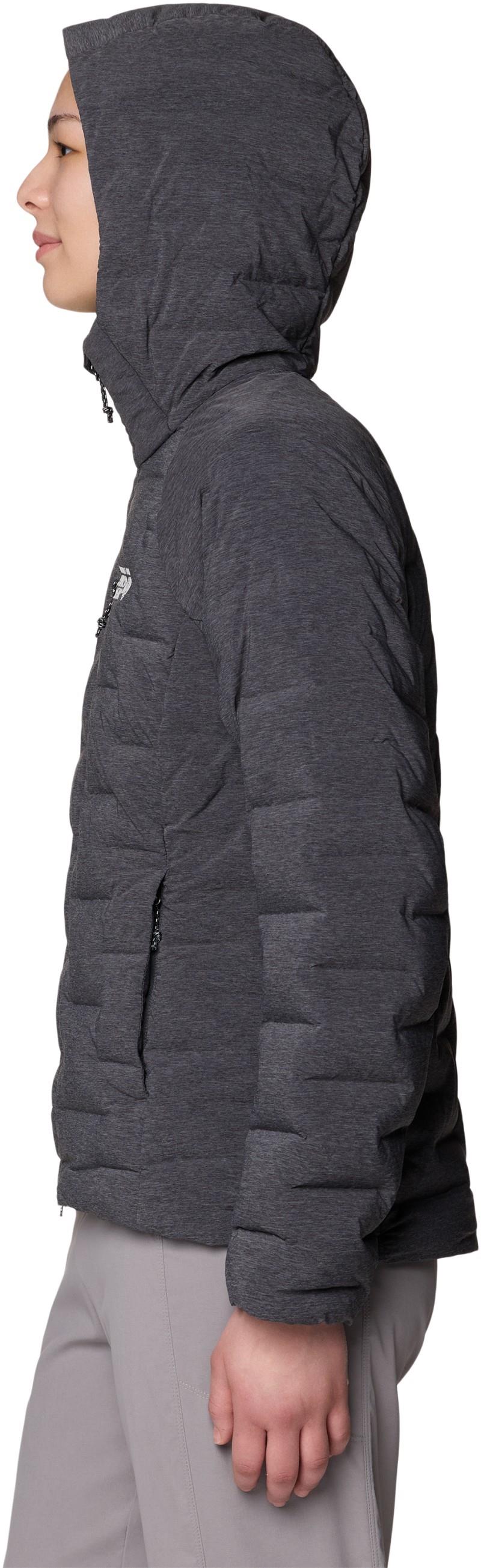 StretchDown Hooded Jacket - Womens - volcanic heather 1