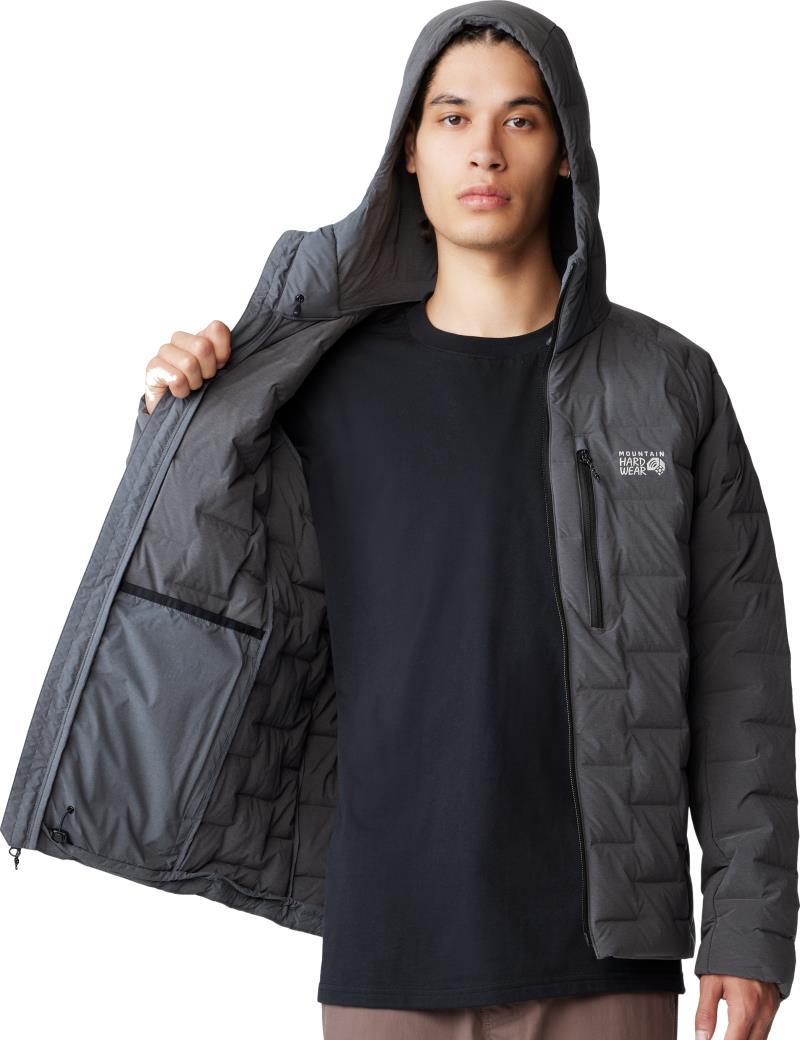 StretchDown Hoody - Mens - volcanic heather 1