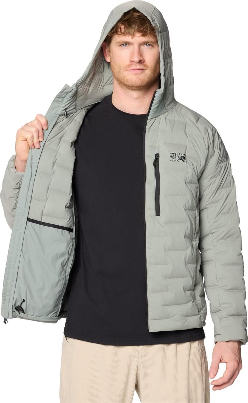 StretchDown Hoody - Mens - wet stone 1
