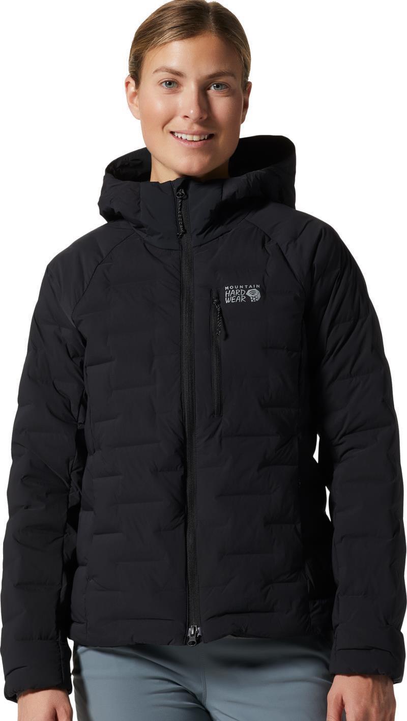 StretchDown Hoody - Womens - Black 1