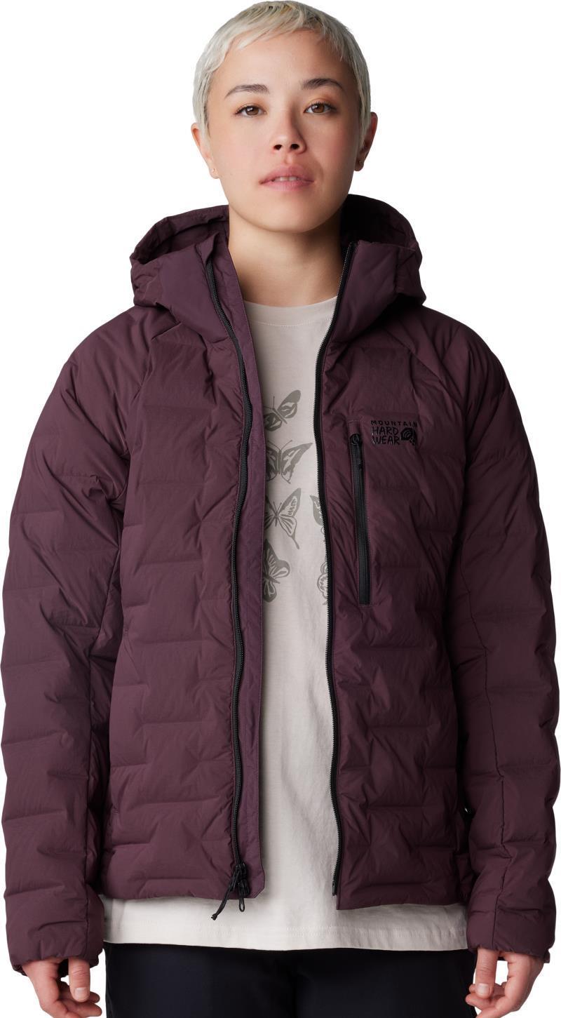 StretchDown Hoody - Womens - Blackberry 3