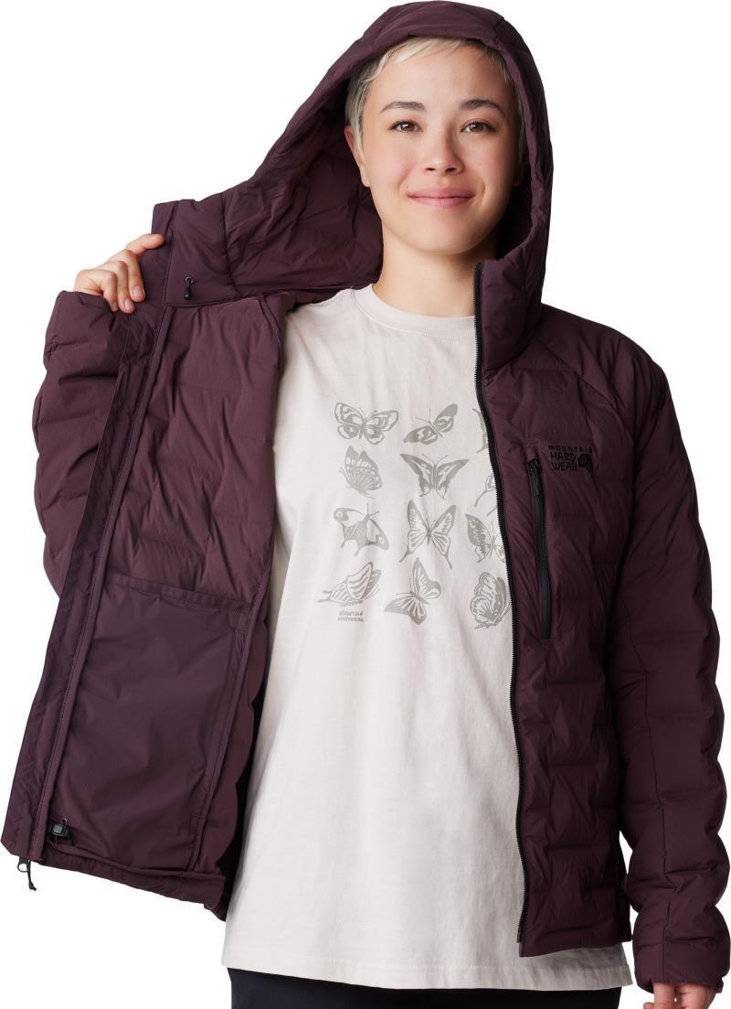StretchDown Hoody - Womens - Blackberry 4