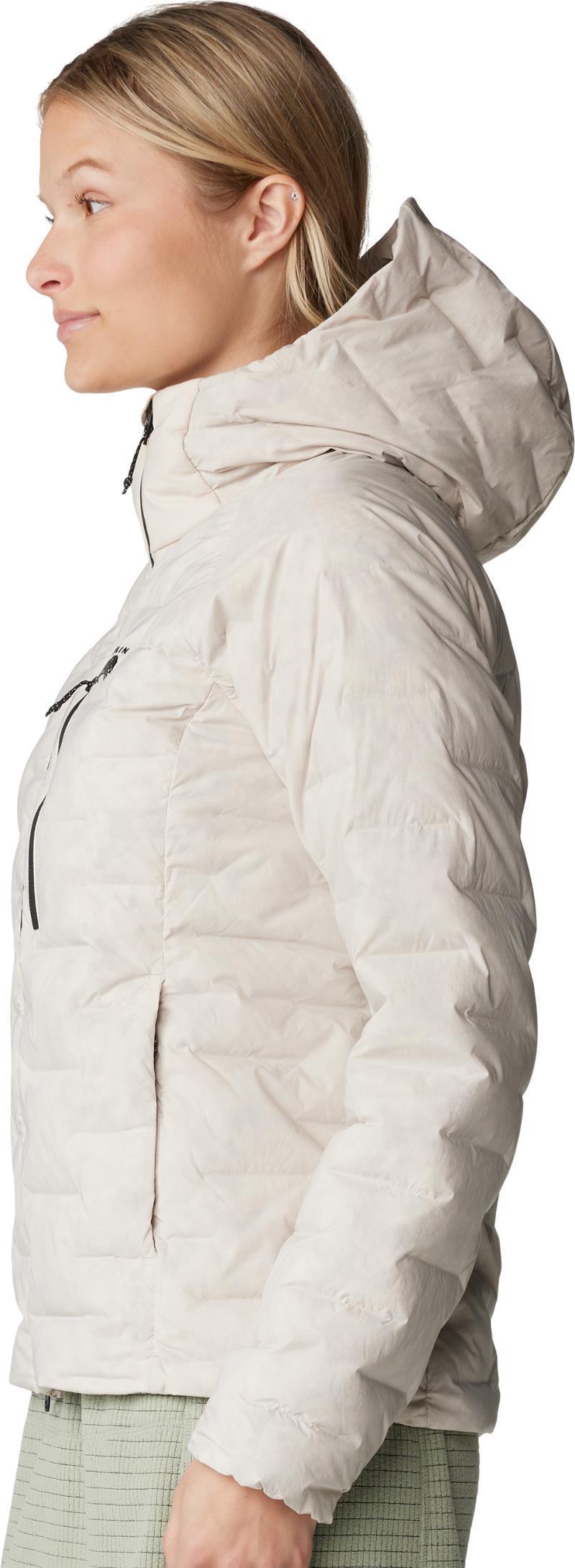 StretchDown Hoody - Womens - Talc 2