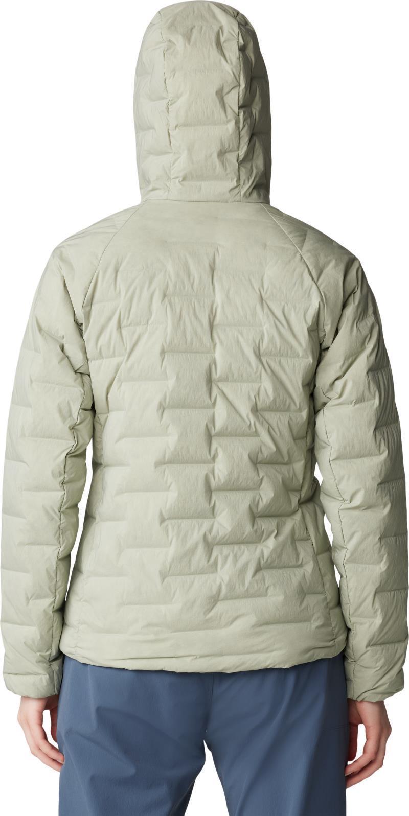 StretchDown Hoody - Womens - White Sage 2