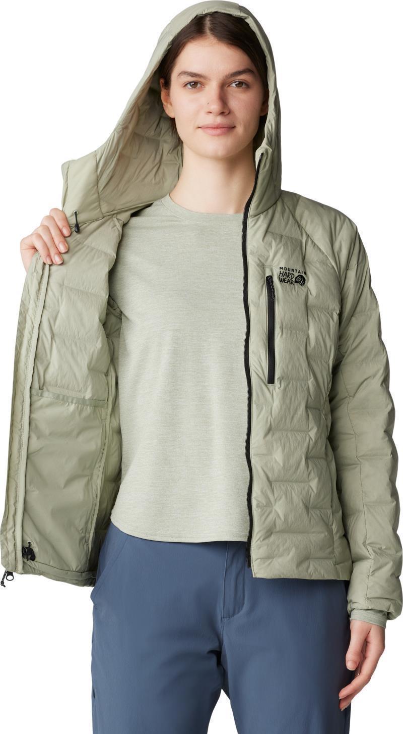 StretchDown Hoody - Womens - White Sage 4