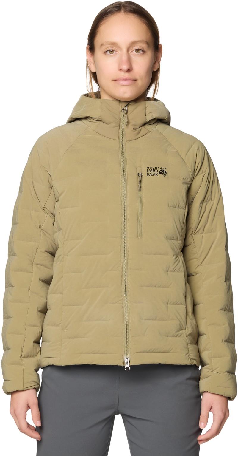 StretchDown Hoody - Womens - landslide heather 1