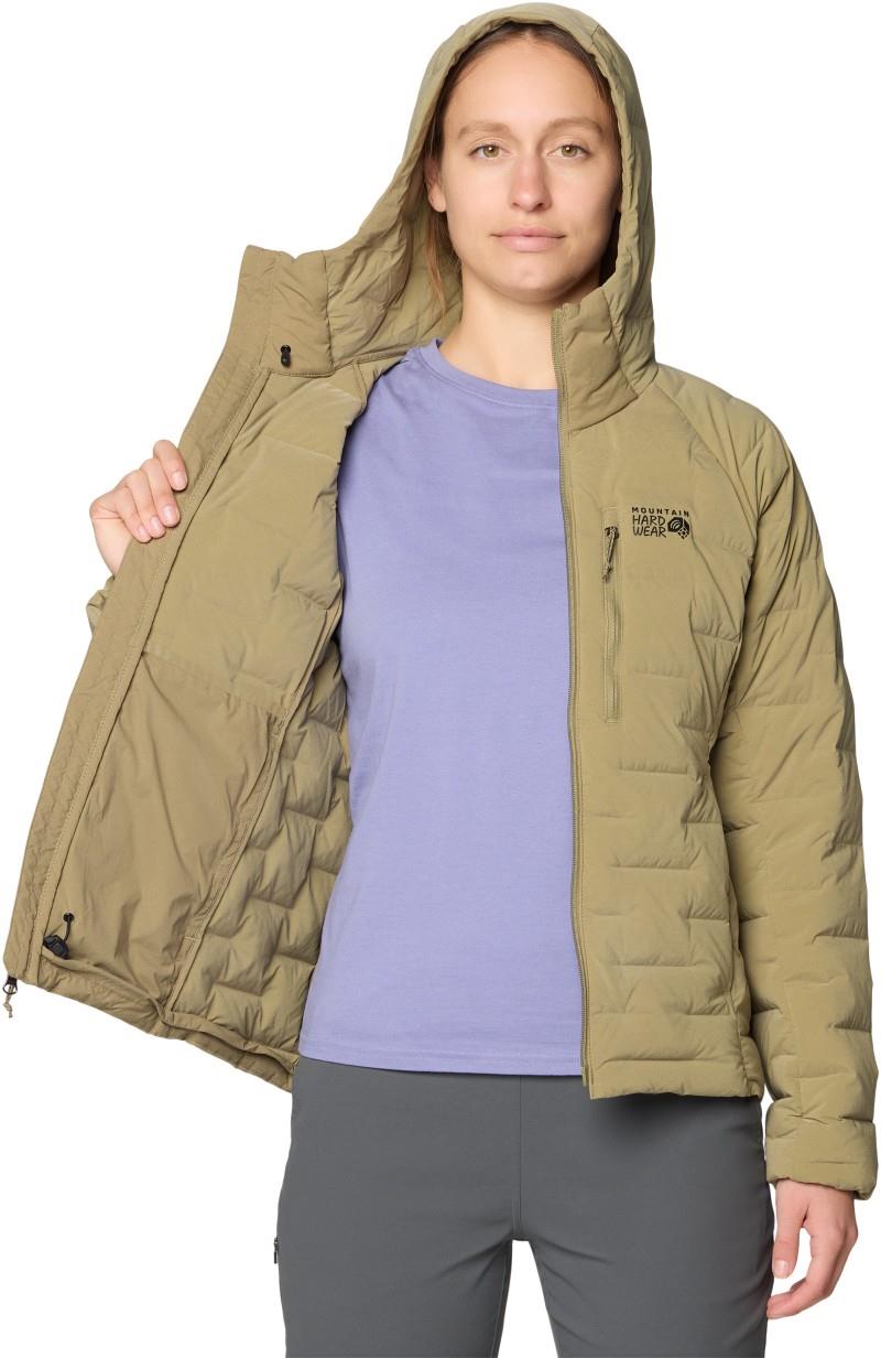 StretchDown Hoody - Womens - landslide heather 1