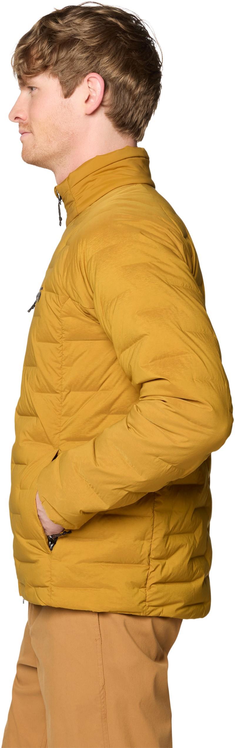 StretchDown Jacket - Mens - olive gold 1