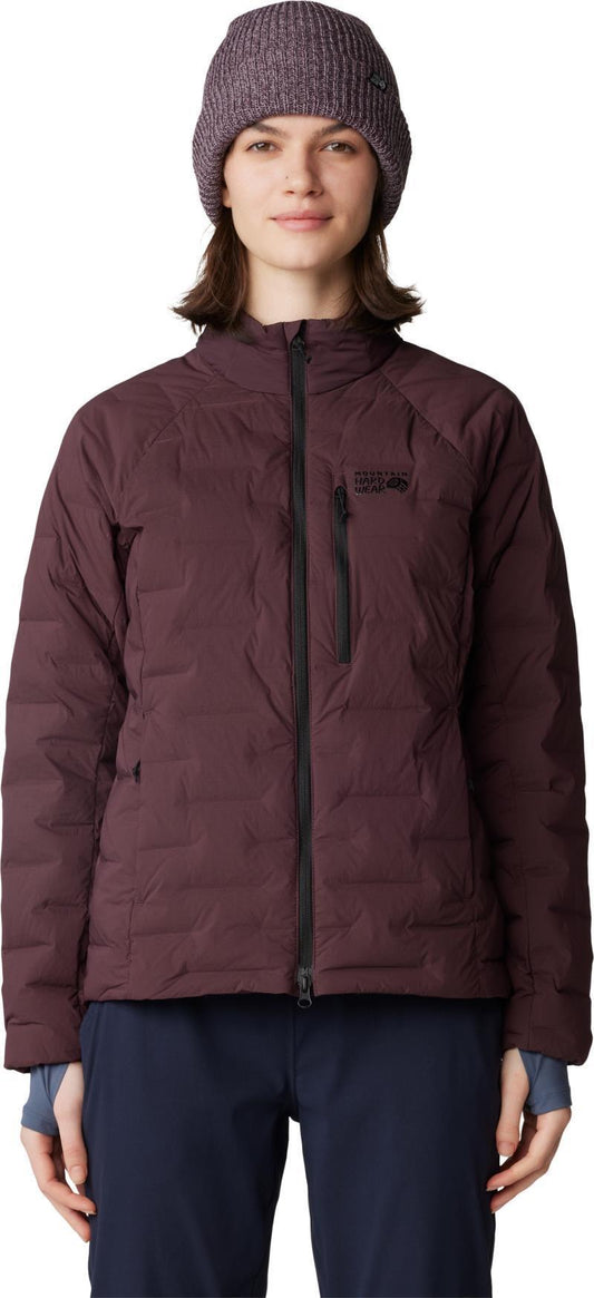 StretchDown Jacket - Womens - Blackberry 1