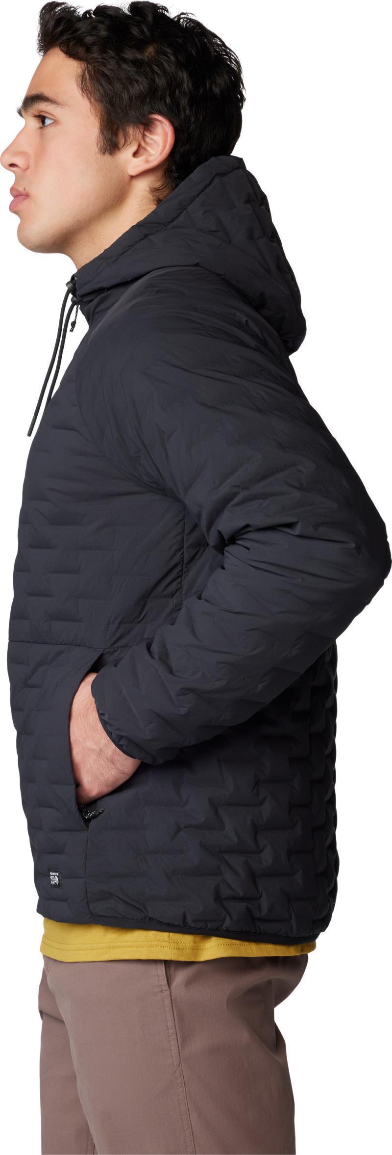 StretchDown Light Full Zip Hoody - Mens - Black 7