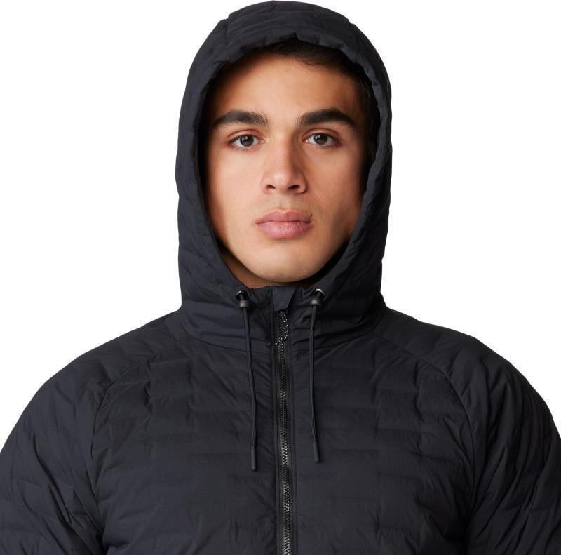 StretchDown Light Full Zip Hoody - Mens - Black 8