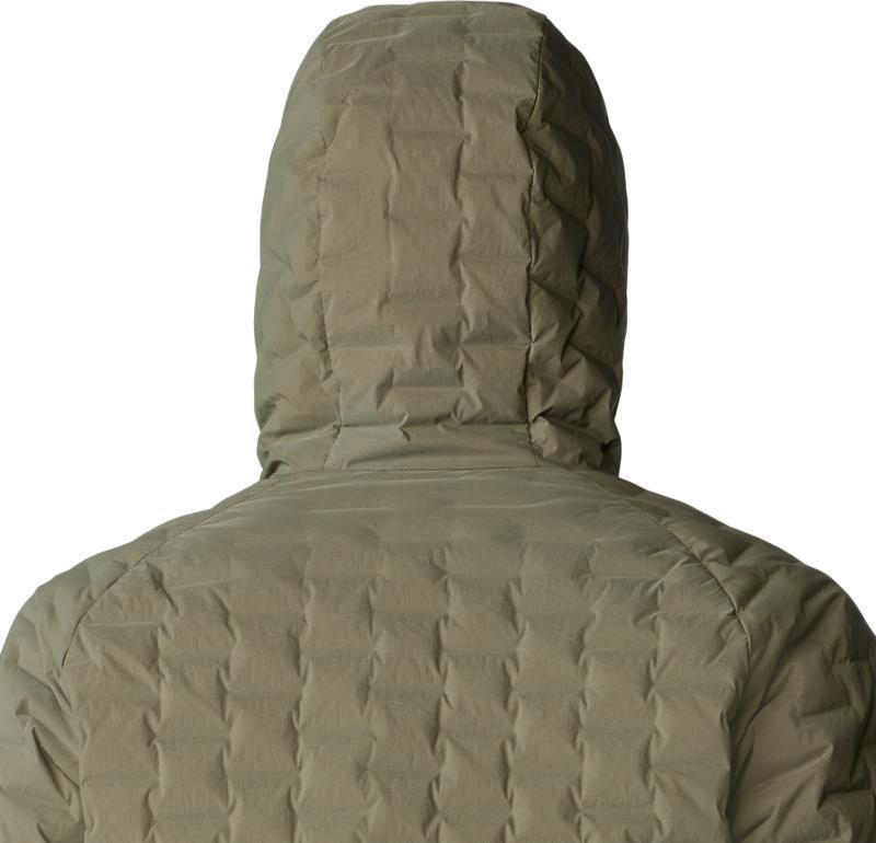 StretchDown Light Full Zip Hoody - Mens - Stone Green / Mantis Green 5