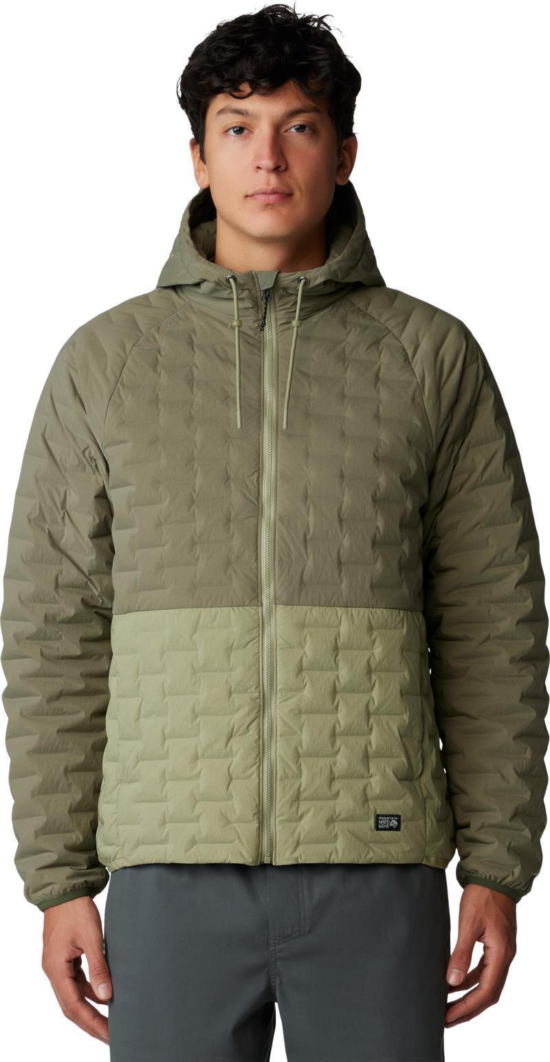 StretchDown Light Full Zip Hoody - Mens - Stone Green / Mantis Green 6