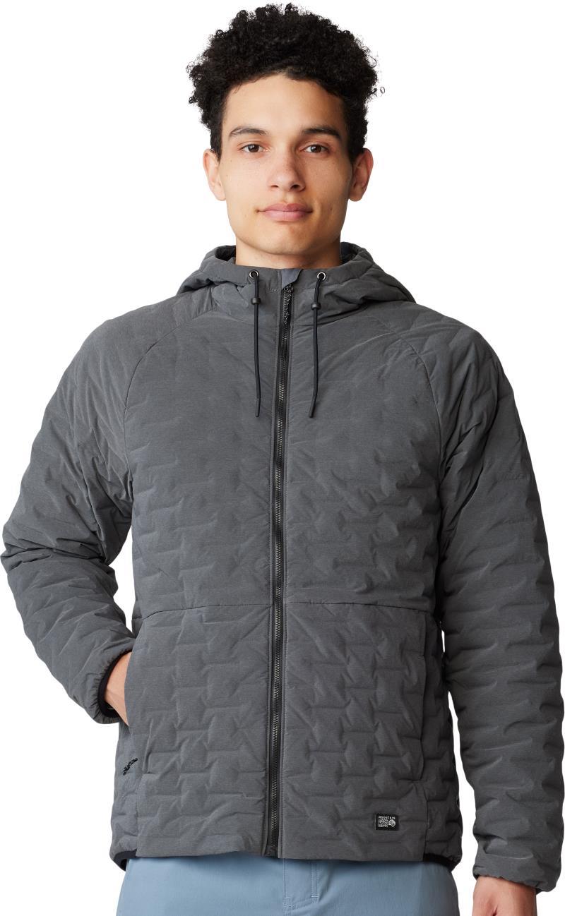 StretchDown Light Full Zip Hoody - Mens - Volcanic Heather 1