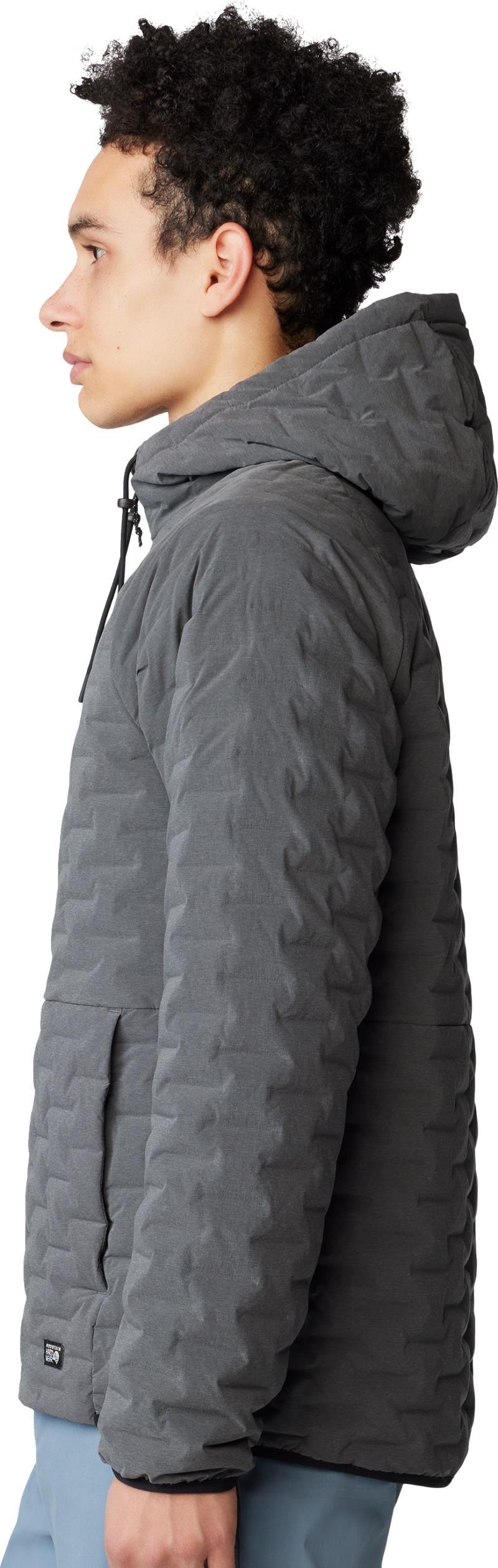 StretchDown Light Full Zip Hoody - Mens - Volcanic Heather 4